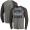 Detroit Lions NFL Pro Line by Fanatics Branded Timeless Collection Antique Stack Long Sleeve Tri-Blend Raglan T-Shirt Ash