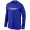 Nike Houston Texans Authentic font Long Sleeve T-Shirt blue