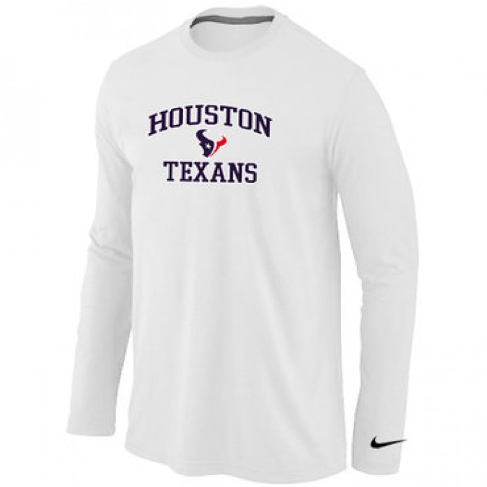 Nike Houston Texans Heart & Soul Long Sleeve T-Shirt White