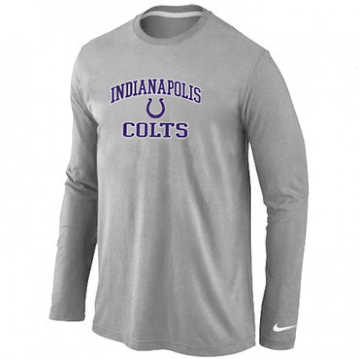 Nike Indianapolis Colts Heart & Soul Long Sleeve T-Shirt Grey