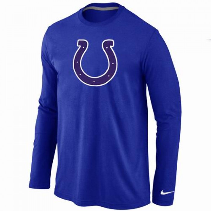 Nike Indianapolis Colts Logo Long Sleeve T-Shirt BLUE