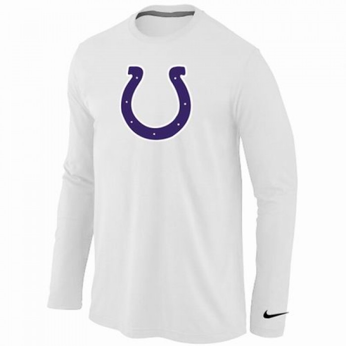Nike Indianapolis Colts Logo Long Sleeve T-Shirt WHITE