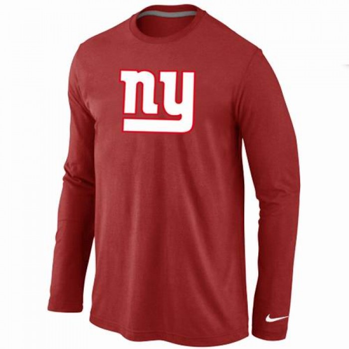 Nike New York Giants Logo Long Sleeve T-Shirt RED