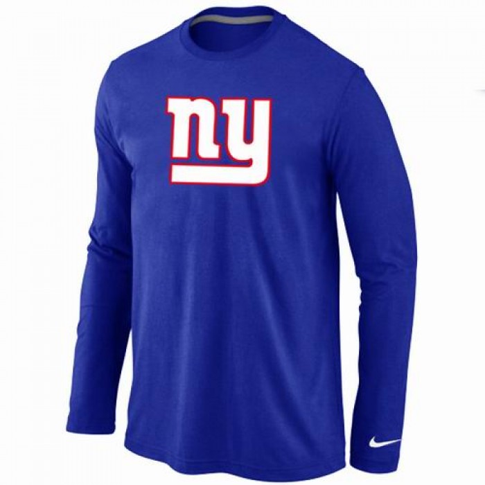 Nike New York Giants Logo Long Sleeve T-Shirt BLUE
