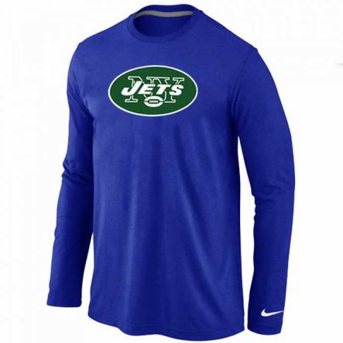 Nike New York Jets Logo Long Sleeve T-Shirt BLUE