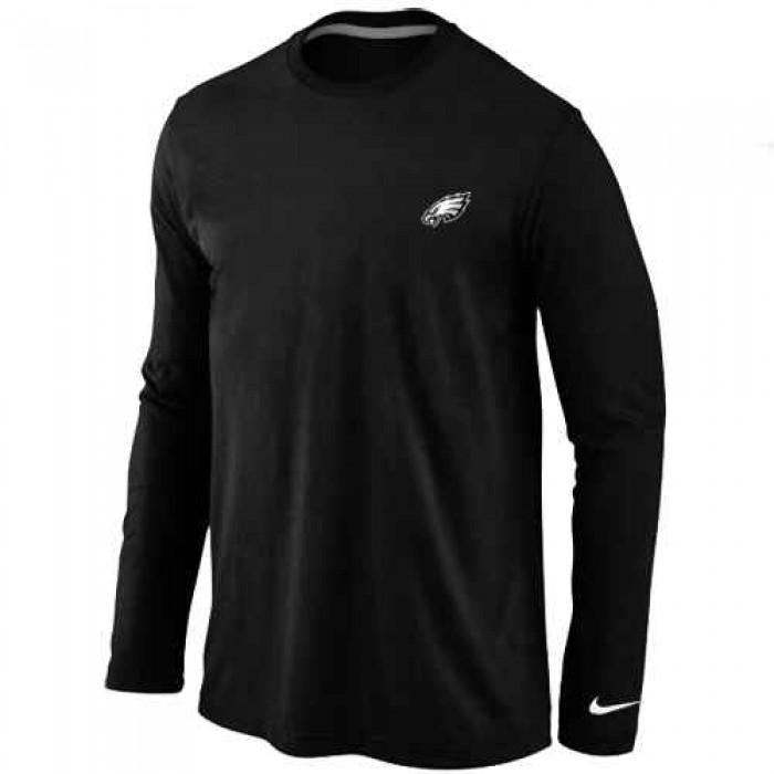 Philadelphia Eagles Logo Long Sleeve T-Shirt Black