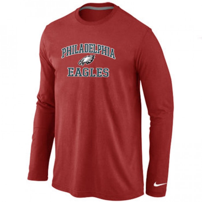 Nike Philadelphia Eagles Heart & Soul Long Sleeve T-Shirt RED