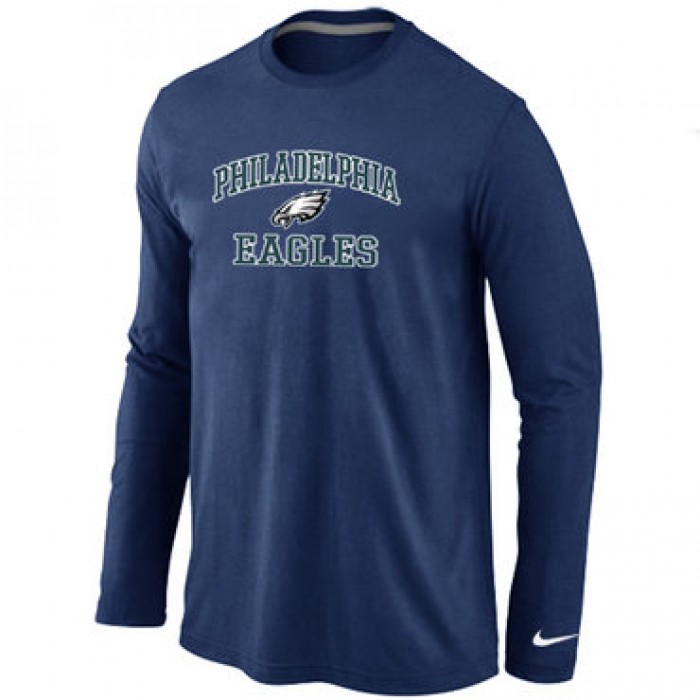 Nike Philadelphia Eagles Heart & Soul Long Sleeve T-Shirt D.Blue