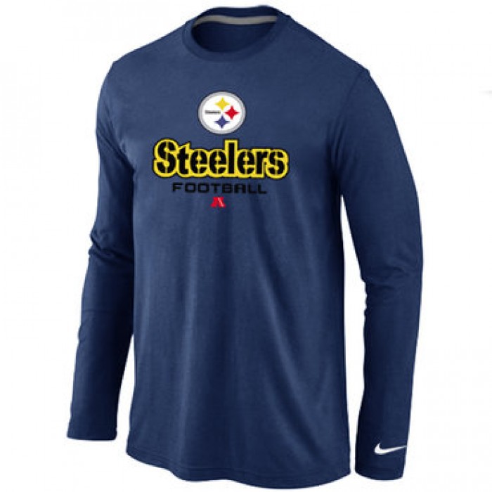 Nike Pittsburgh Steelers Critical Victory Long Sleeve T-Shirt D.Blue