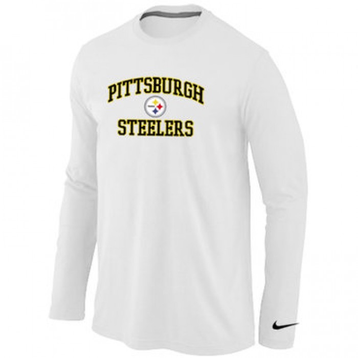Nike Pittsburgh Steelers Heart & Soul Long Sleeve T-Shirt White