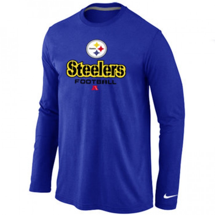 Nike Pittsburgh Steelers Critical Victory Long Sleeve T-Shirt Blue