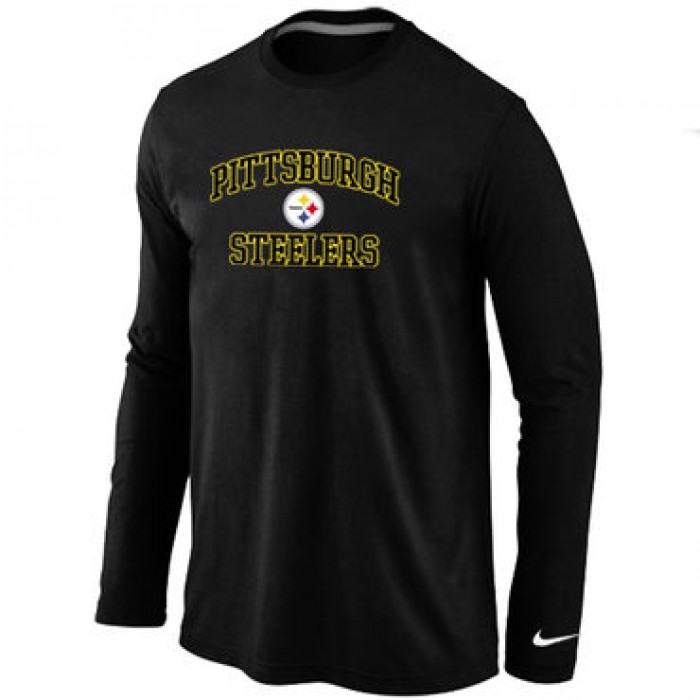 Nike Pittsburgh Steelers Heart & Soul Long Sleeve T-Shirt Black