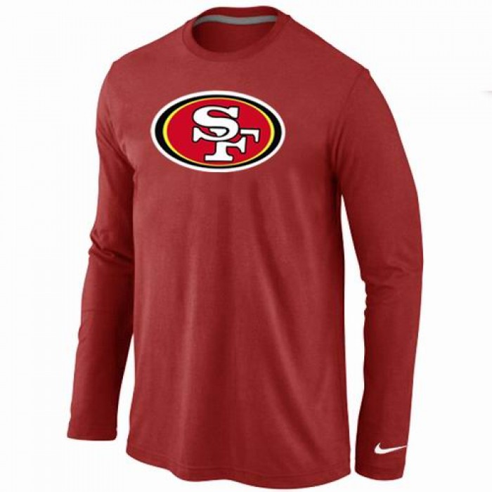 Nike San Francisco 49ers Logo Long Sleeve T-Shirt RED