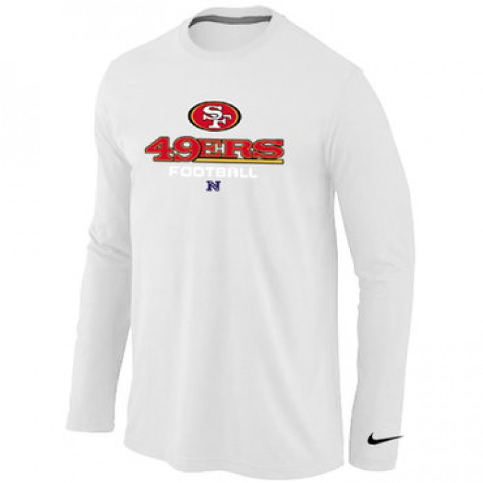Nike San Francisco 49ers Critical Victory Long Sleeve T-Shirt White