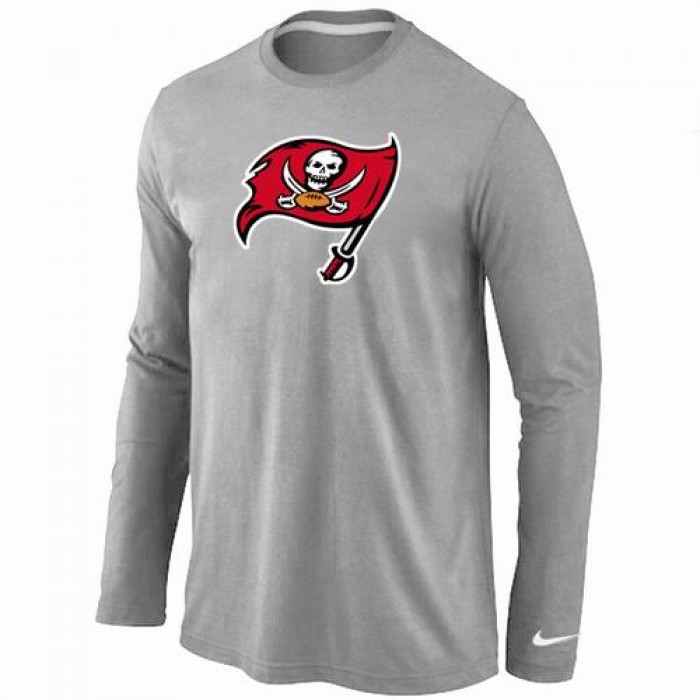 Nike Tampa Bay Buccaneers Logo Long Sleeve T-Shirt Grey