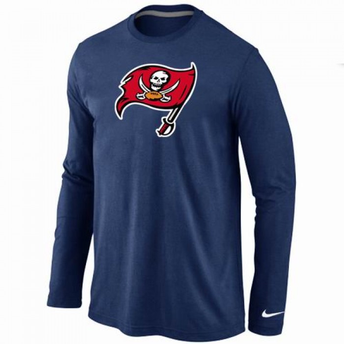 Nike Tampa Bay Buccaneers Logo Long Sleeve T-Shirt D.Blue