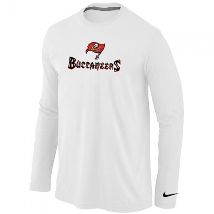 Nike Tampa Bay Buccaneers Authentic Logo Long Sleeve T-Shirt White