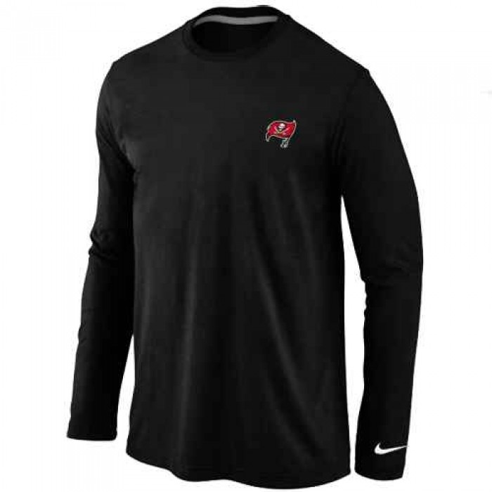Tampa Bay Buccaneers Sideline Legend Authentic Logo Long Sleeve T-Shirt Black