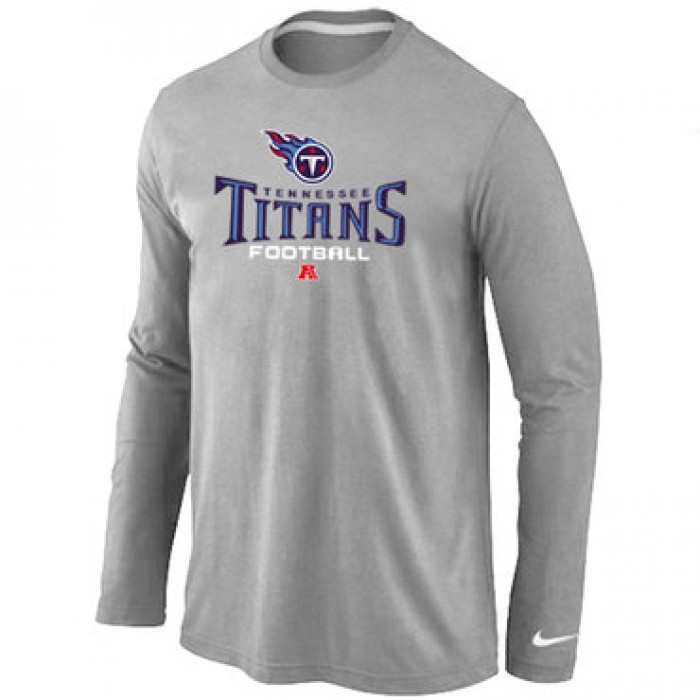 Nike Tennessee Titans Critical Victory Long Sleeve T-Shirt Grey