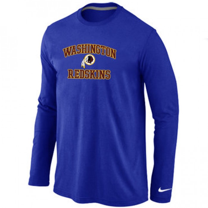 Nike Washington Redskins Heart & Soul Long Sleeve T-Shirt Blue