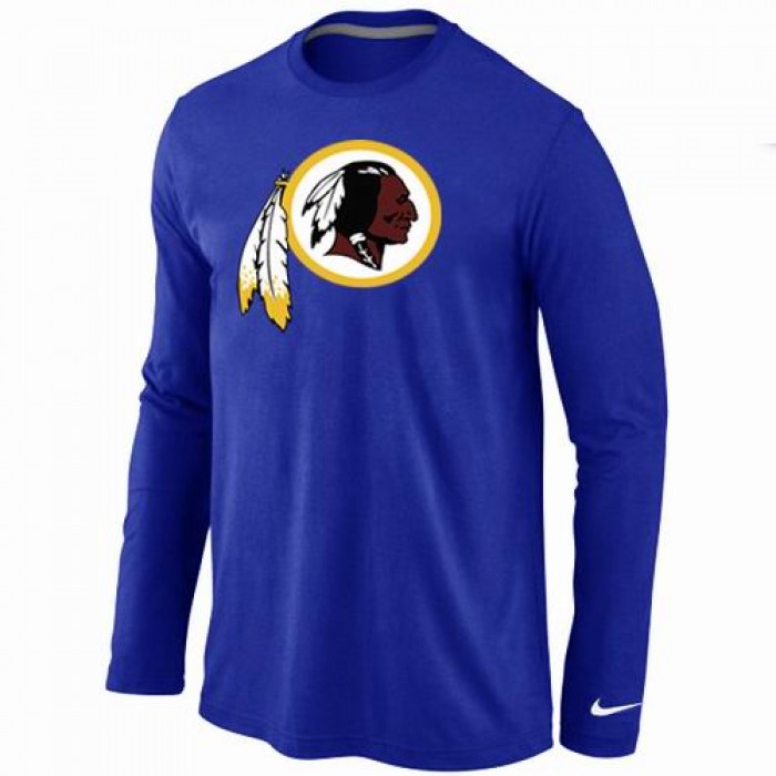 Nike Washington Redskins Logo Long Sleeve T-Shirt BLUE