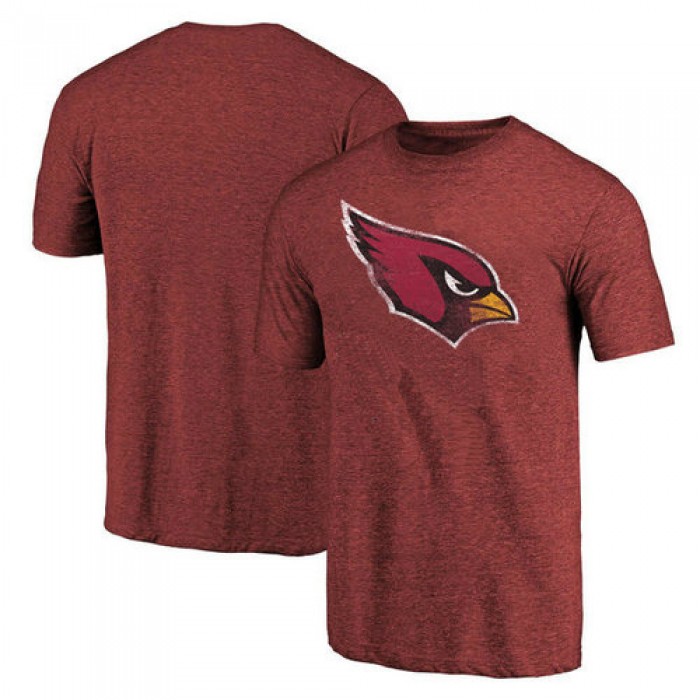 Arizona Cardinals Cardina lThrowback Logo Tri-Blend NFL Pro Line by T-Shirt