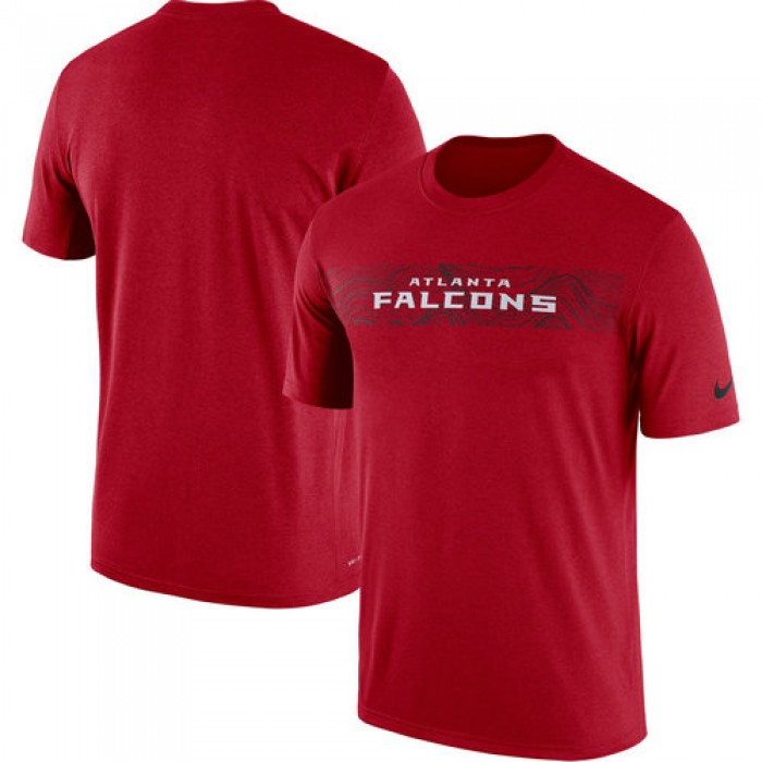 Atlanta Falcons Nike Red Sideline Seismic Legend T-Shirt