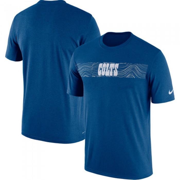 Indianapolis Colts Nike Royal Sideline Seismic Legend T-Shirt