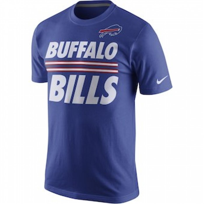 Men's Buffalo Bills Nike Royal Team Stripe T-Shirt