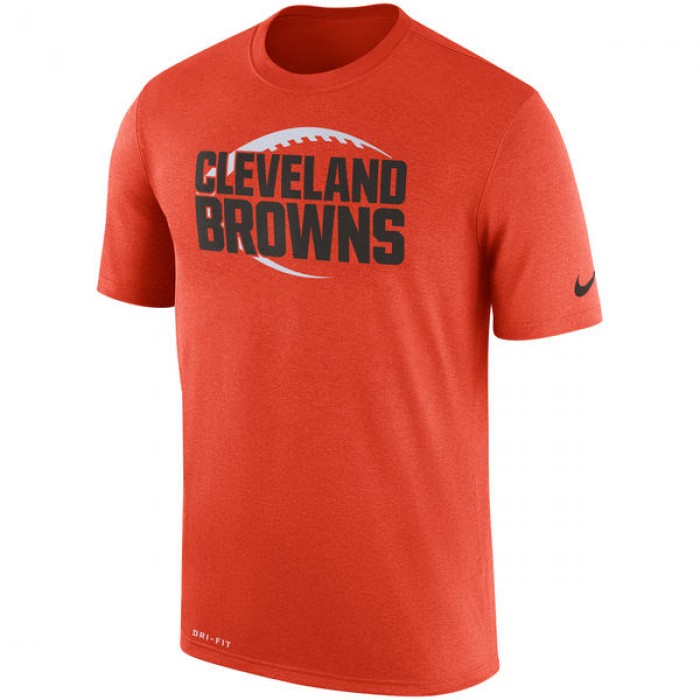 Men's Cleveland Browns Nike Orange Legend Icon Logo Performance T-Shirt
