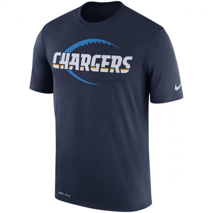 Men's Los Angeles Chargers Nike Navy Legend Icon Logo Performance T-Shirt