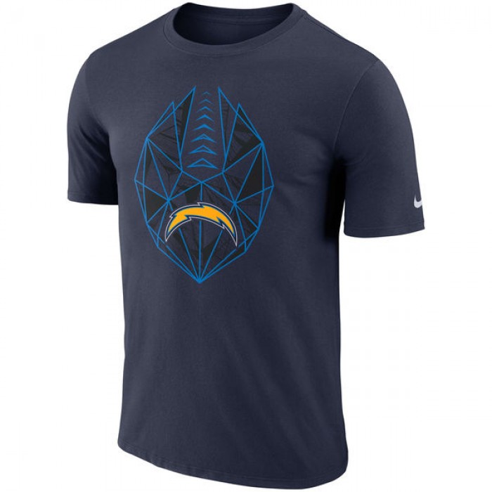 Men's Los Angeles Chargers Nike Navy Fan Gear Icon Performance T-Shirt
