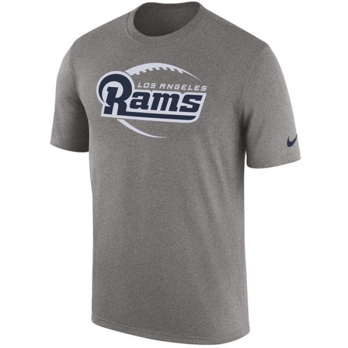 Men's Los Angeles Rams Nike Heathered Gray Legend Icon Performance T-Shirt