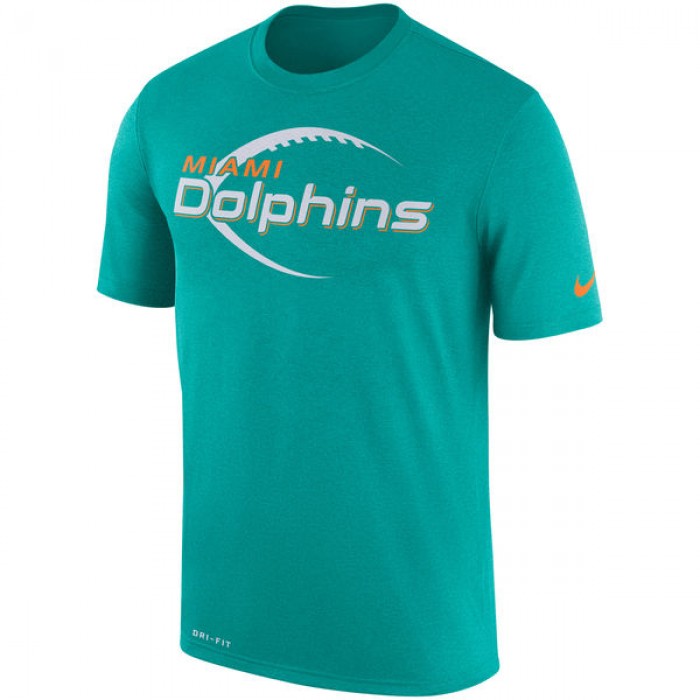 Men's Miami Dolphins Nike Aqua Legend Icon Performance T-Shirt