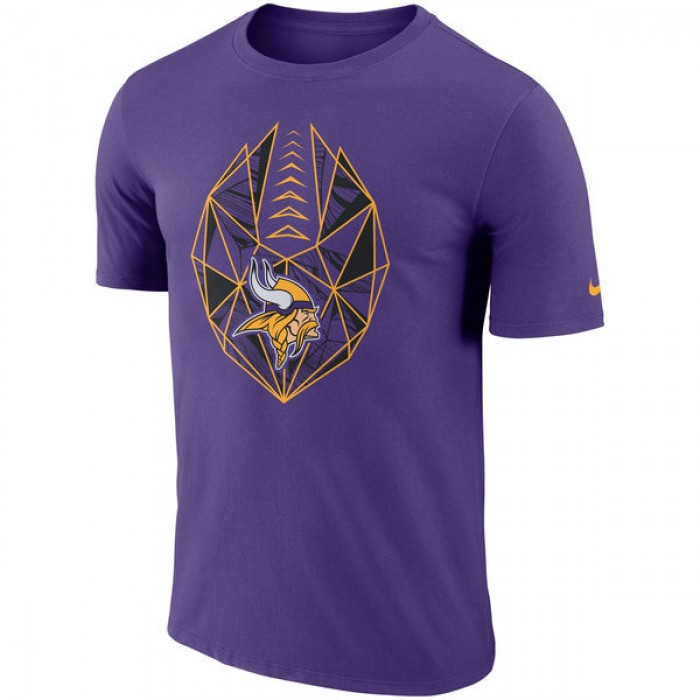 Men's Minnesota Vikings Nike Purple Fan Gear Icon Performance T-Shirt