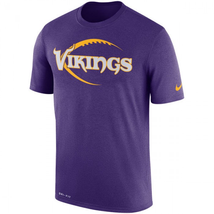 Men's Minnesota Vikings Nike Purple Legend Icon Logo Performance T-Shirt