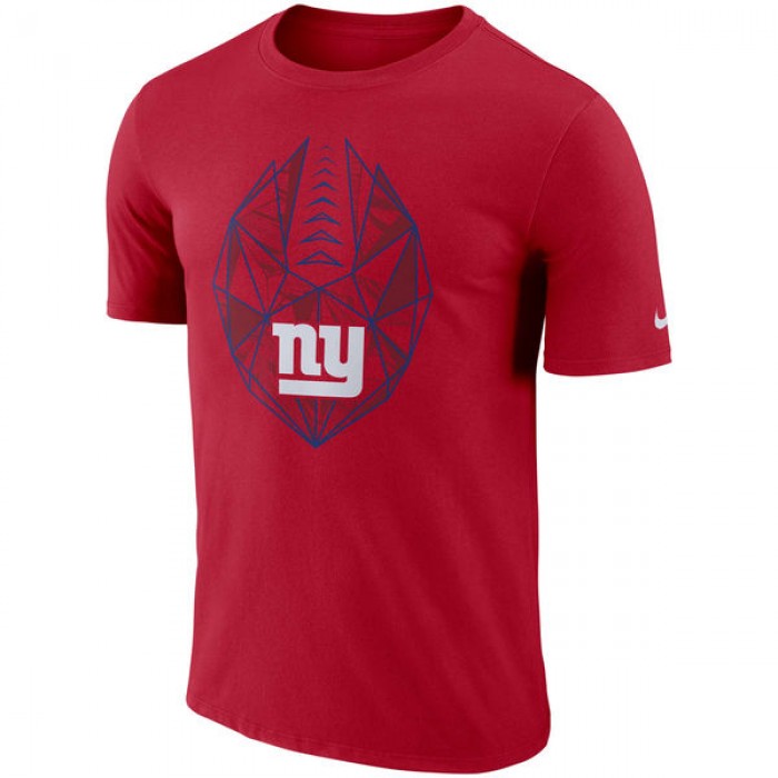 Men's New York Giants Nike Red Fan Gear Icon Performance T-Shirt