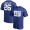 Men's New York Giants 26 Saquon Barkley NFL Pro Line by Fanatics Branded Royal Icon Name & Number T-Shirt