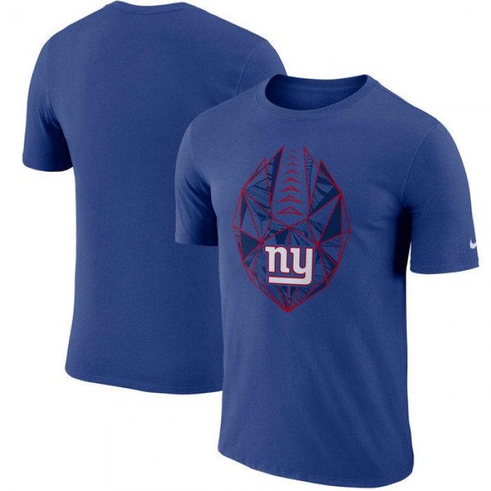 Men's New York Giants Nike Royal Fan Gear Icon Performance T-Shirt