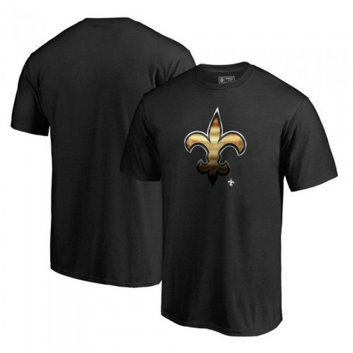 New Orleans Saints NFL Pro Line by Fanatics Branded Midnight Mascot T-Shirt - Black