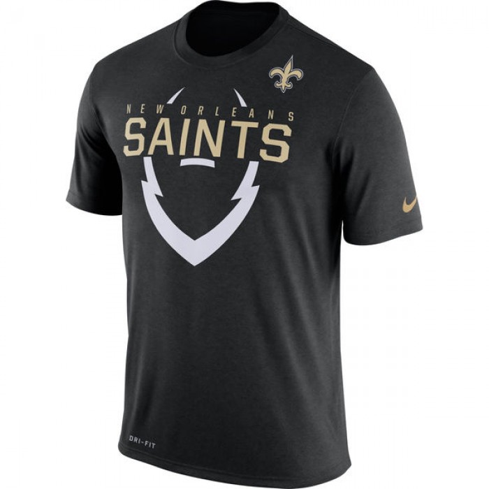 Men's New Orleans Saints Nike Black Legend Icon Dri-FIT T-Shirt