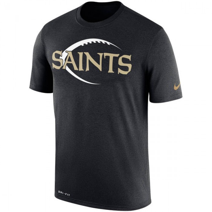 Mens New Orleans Saints Nike Black Legend Icon Performance T-Shirt