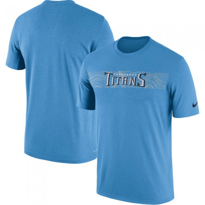 Tennessee Titans Nike Light Blue Sideline Seismic Legend T-Shirt