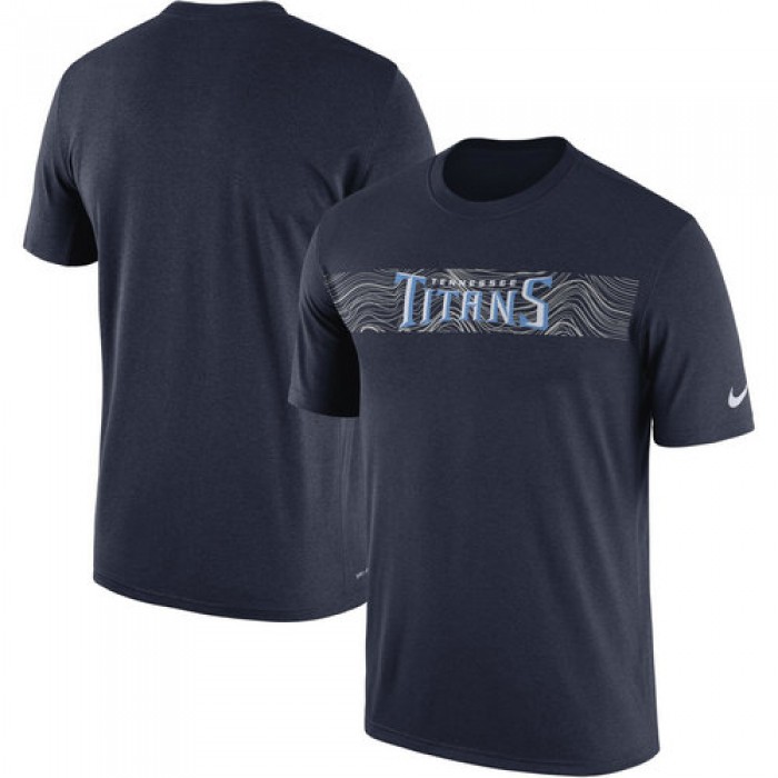 Tennessee Titans Nike Navy Sideline Seismic Legend T-Shirt