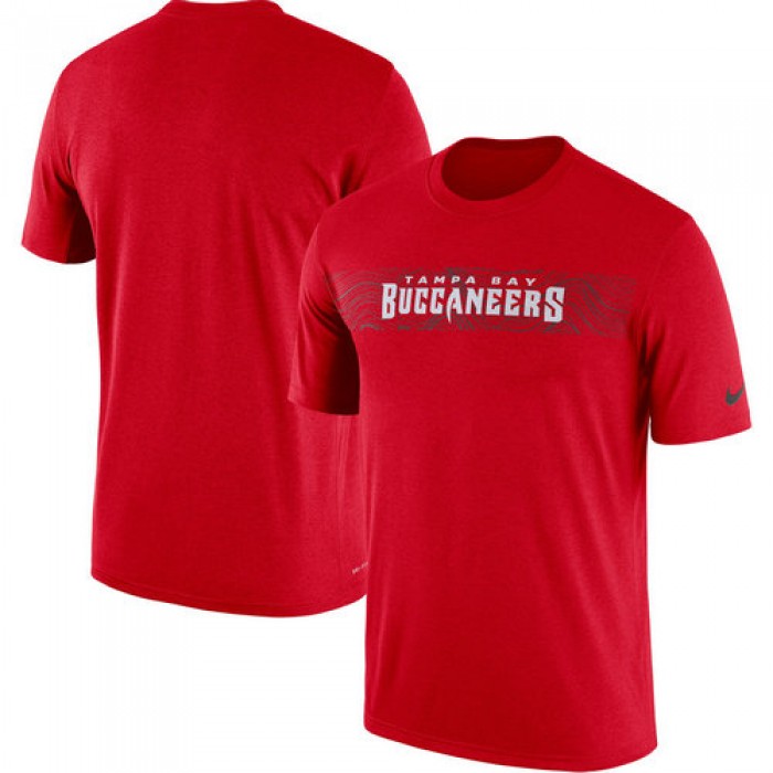 Tampa Bay Buccaneers Nike Red Sideline Seismic Legend T-Shirt