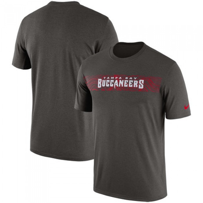 Tampa Bay Buccaneers Nike Pewter Sideline Seismic Legend T-Shirt
