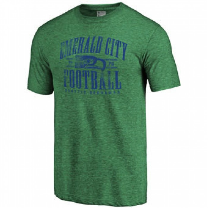 Seattle Seahawks Pro Line Hometown Collection Tri-Blend T-Shirt - Kelly Green