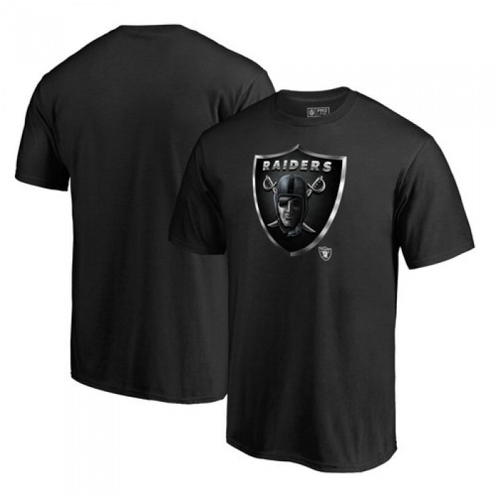 Oakland Raiders NFL Pro Line by Fanatics Branded Midnight Mascot Big and Tall T-Shirt - Black