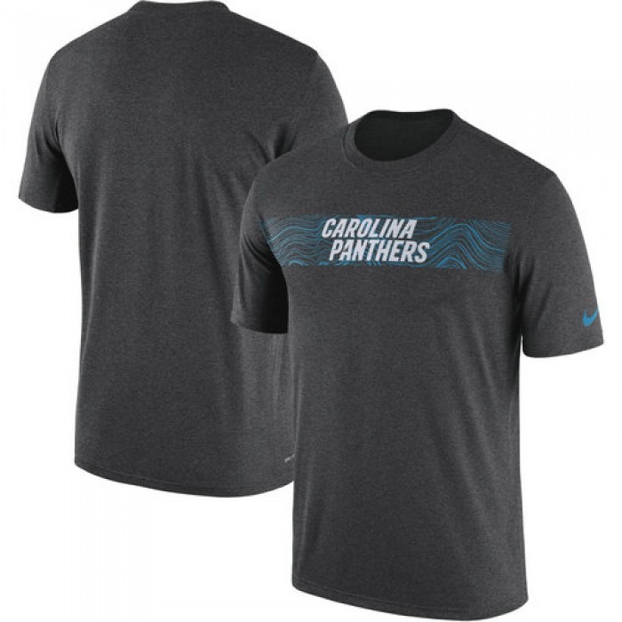 Oakland Raiders Nike Heathered Charcoal Sideline Seismic Legend Long Sleeve T-Shirt