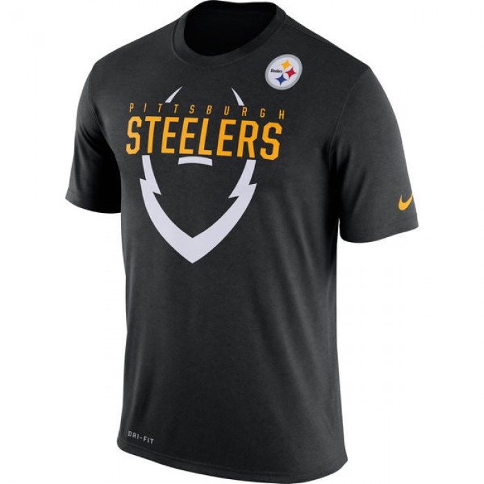 Men's Pittsburgh Steelers Nike Black Legend Icon Dri-FIT T-Shirt